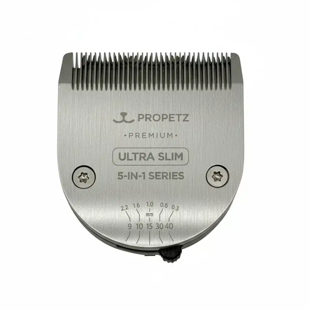 Lâmina de Tosa Ultra Slim Aço Inox Premium Pro7 5 em 1 Regulável Nº9 a Nº40 Propetz